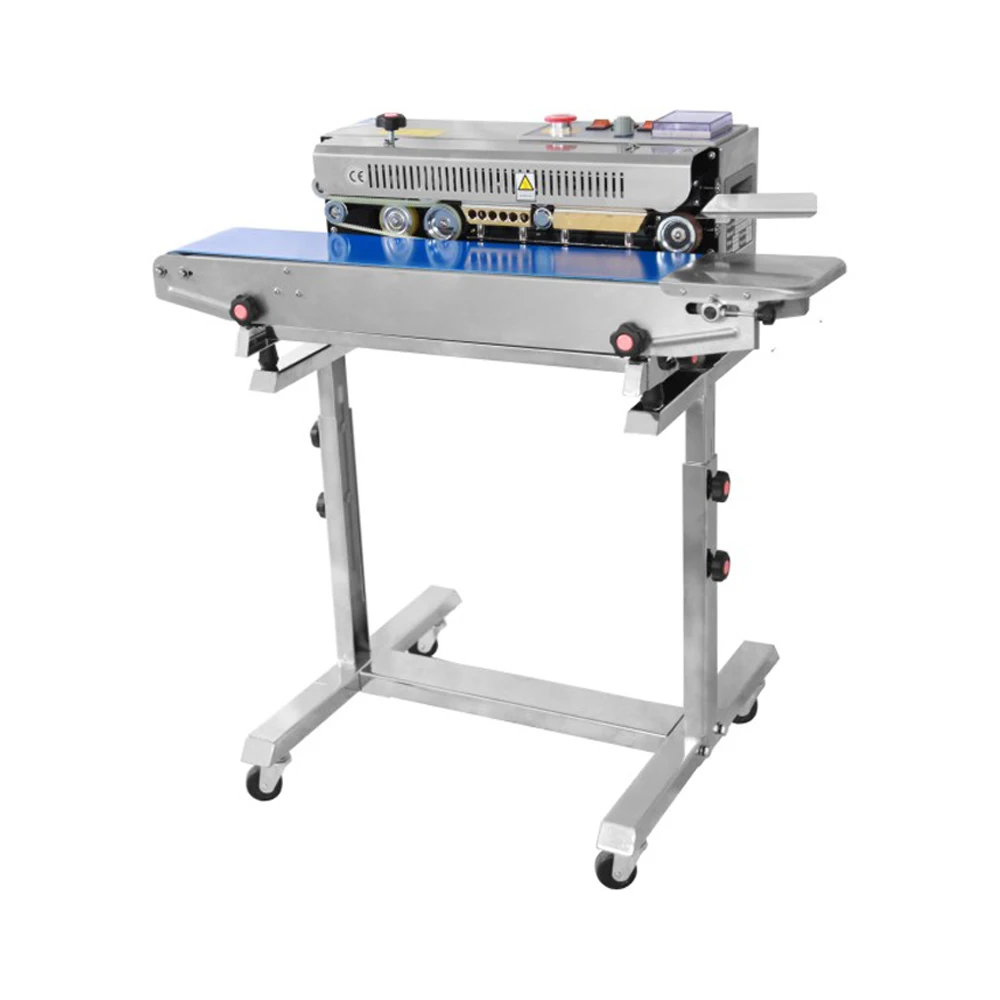 

FRB-770III Hualian Heat Plastic Bag Oil Food Pouch Packing Automatic Continuous Sealing Machine Band Sealer