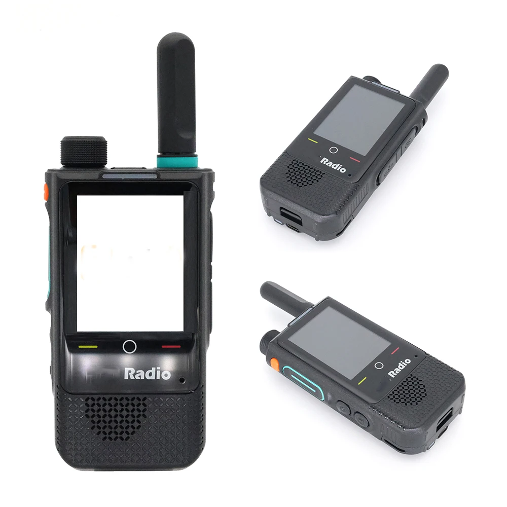 B6 4G Network Walkie Talkie Android Unlock CDMA/WCDMA/FDD-LTE POC Radio 4800mAh Support WIFI Bluetooth-Compatible Walkie Talkie