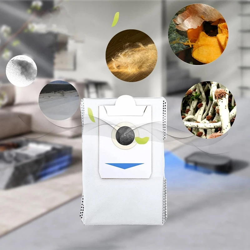 قطع غيار لمكنسة كهربائية روبوت Ecovacs Deebot ، فرشاة جانبية رئيسية ، فلاتر HEPA ، قماش ممسحة ، أكياس غبار ، T30S