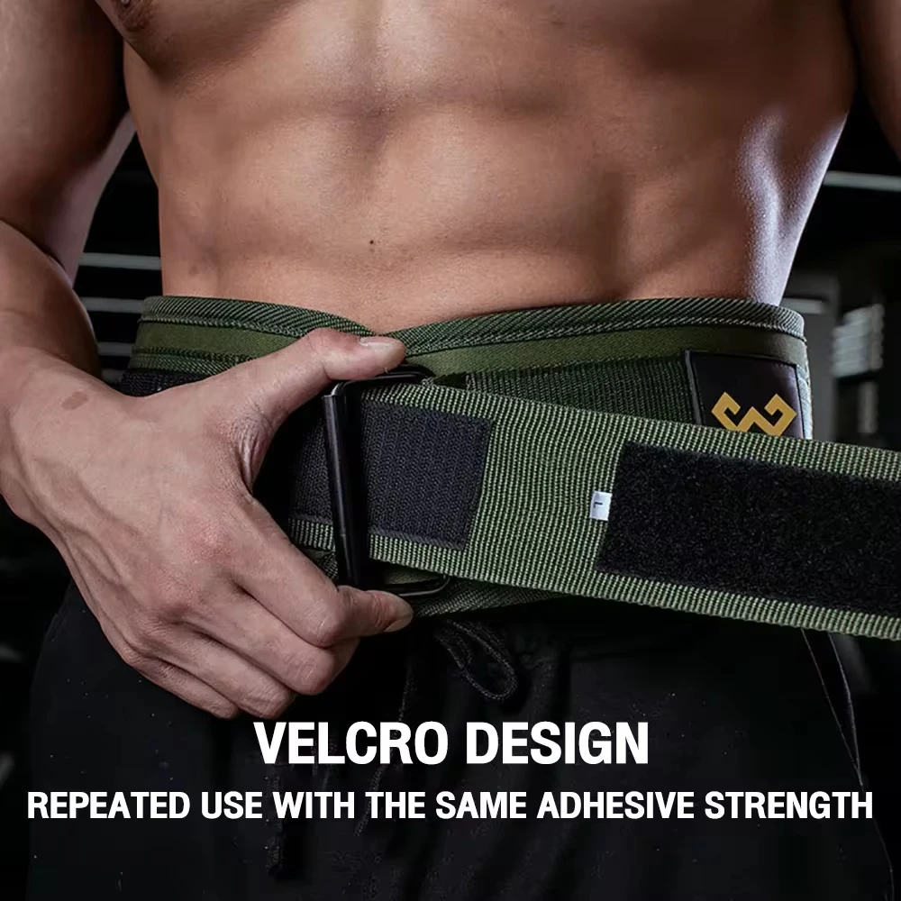 Fitness Belt For Men Professional Sports Equipment Training Waist Squat Hard Pull Power Lift Weight Belt Back Support Belt