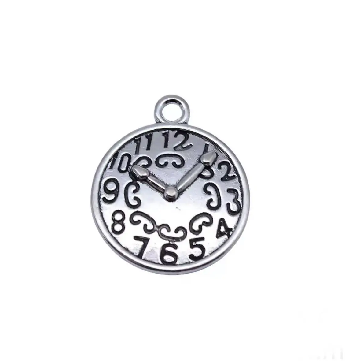 

10pcs 22*19mm clock design charms for handamde findings Zinc alloy metal HW3975