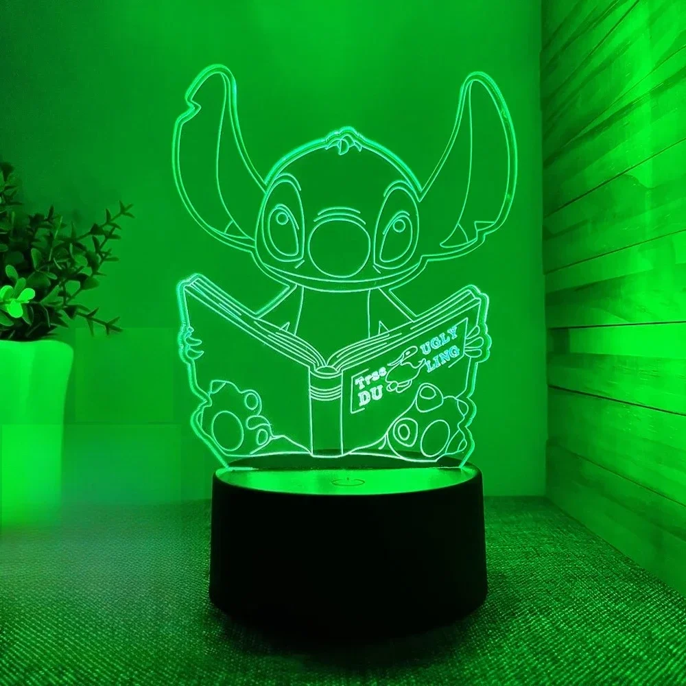 2025 جديد ثلاثية الأبعاد الوهم غرزة ضوء الليل اللمس الذكي غرفة الاطفال مصباح ديكور عيد ميلاد عيد الحب هدية الكريسماس