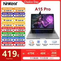 Ninkear A15 Pro Laptop AMD Ryzen 5 7430U 16 inch 120Hz 2560*1600 Display Screen 16GB 1TB Fingerprint Unlock Notebook Computer