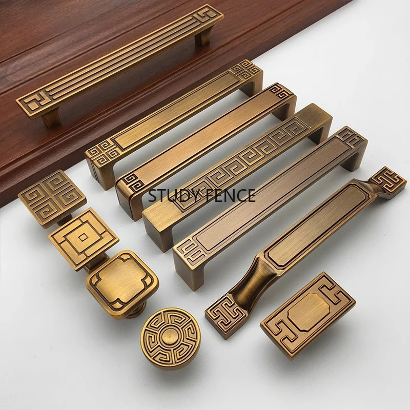 

Chinese Style Zinc Alloy Furniture Handle Drawer/wardrobe/shoe Cabinet Handle Furniture Zinc Alloy Handle Hardware Accessories