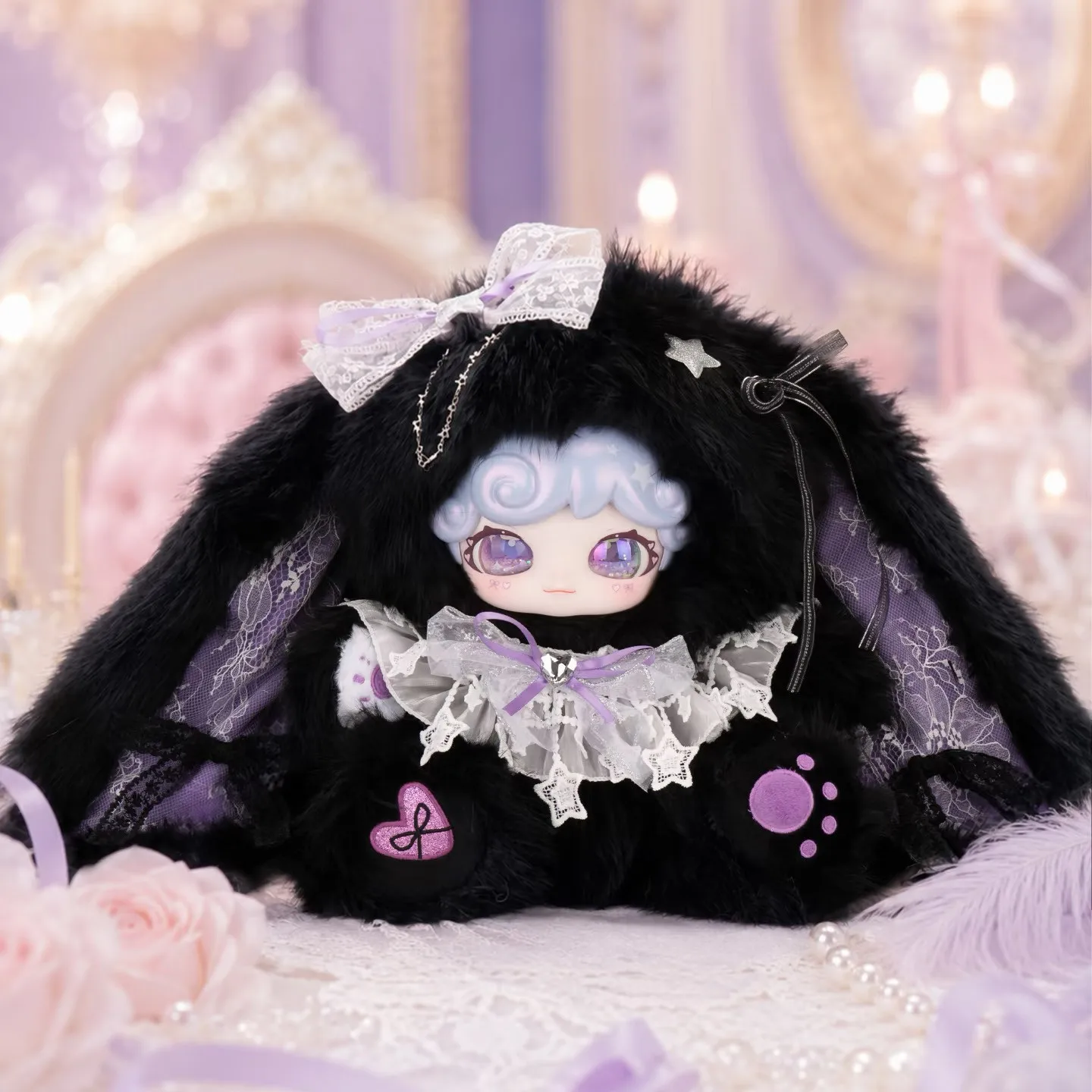 BeiXiaomo Dreamland 800% Vinyl Plush Blind Box Toys Big Dolls Mystery Box Bunny Model General Gift Collection Electroplating eye