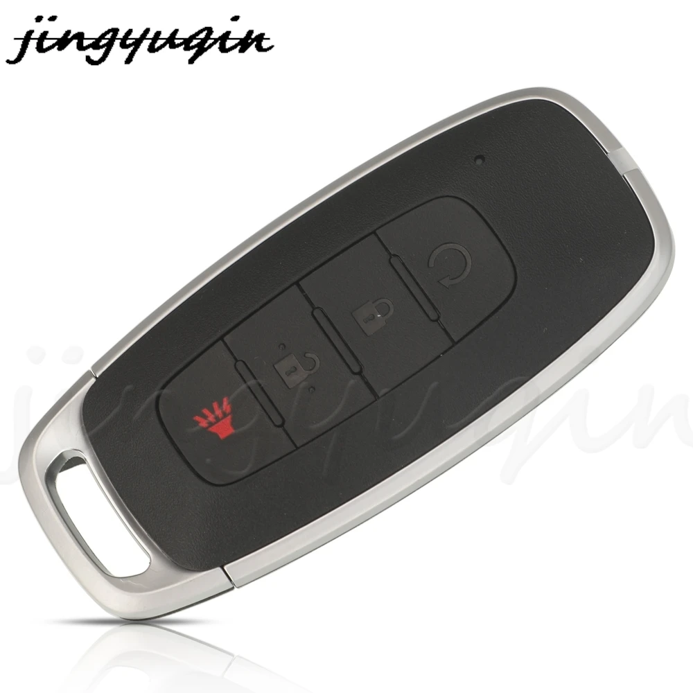 JYQ S180144120 KR5TXPZ3 285E3-6RA5A مفتاح السيارة الذكية عن بعد 433MHz 4A لنيسان ركلات روج باثفندر 2023 2024 السيارات بدون مفتاح