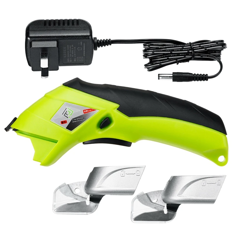 110V-220V Cordless Electric Fabric Sewing Scissors Multipurpose Handheld Hand Tools With Battery Power US Plug
