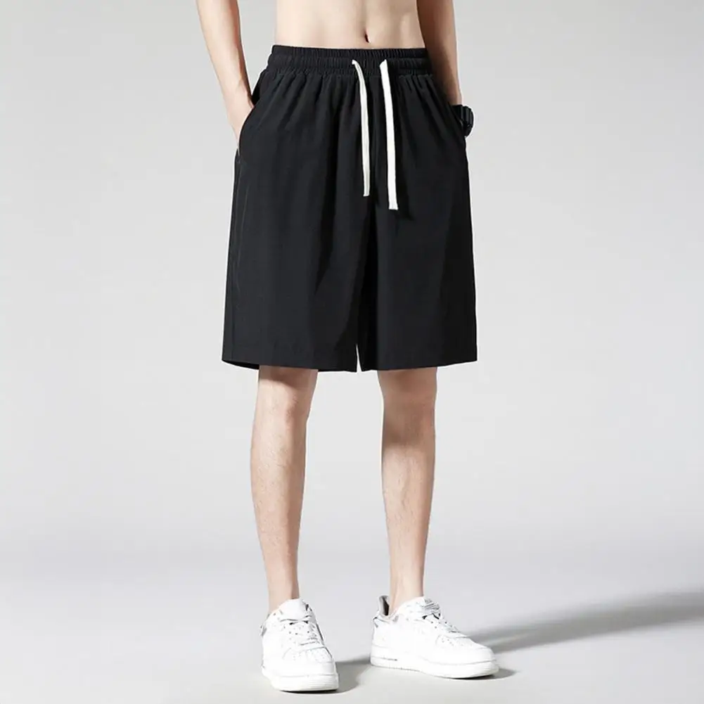 

Moisture-wicking Shorts Lightweight Sports Shorts Men's Summer Sport Shorts Elastic Waistband Ultra-thin Ice Silk Fitness pants