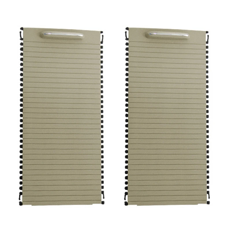 2X Wewnętrzna osłona rolety konsoli środkowej samochodu do Mercedes C/E-Calss W204 S204 W212 S212 A 20468076079051 Beżowy