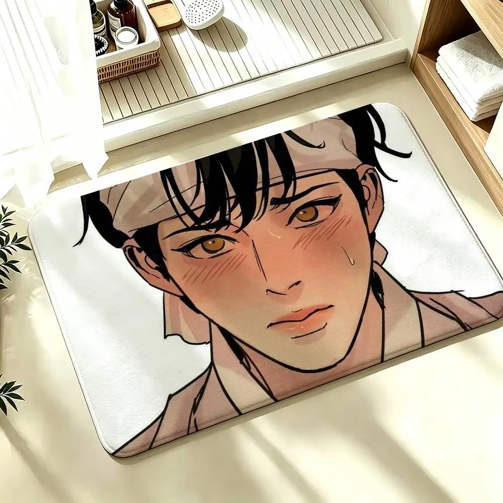 Nakyum Seungho Painter of the Night Shower Room Absorbent Small Floor Mat Soft Comfortable Decorative Foot Mat
