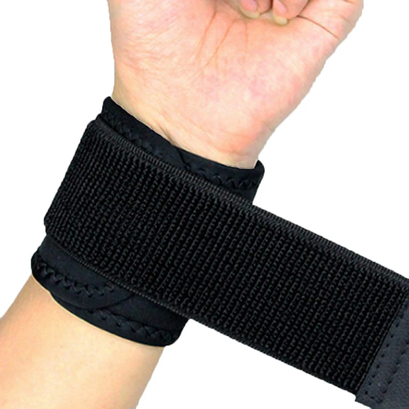 1PC Verstelbare Zachte Polsbandjes Polssteun Bracers Voor Gym Sport Basketbal Carpaal Protector Ademende Wrap Band Strap Veiligheid