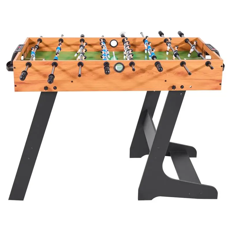 

Foldable Soccer Machine 42" For Family Gathering Game Room Home Recreation, Indoor Competition Size Professional Structure Dual Balls Included