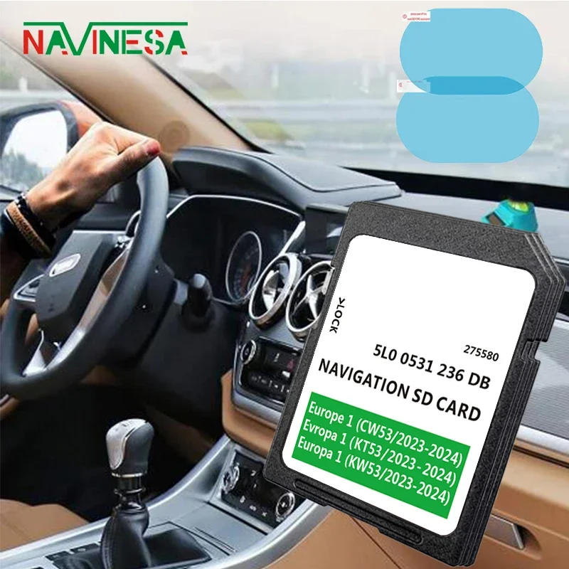 32GB MIB2 Sat Nav Europe Car Navigation Version Software Discover Media SD Card for Skoda Rapid NH