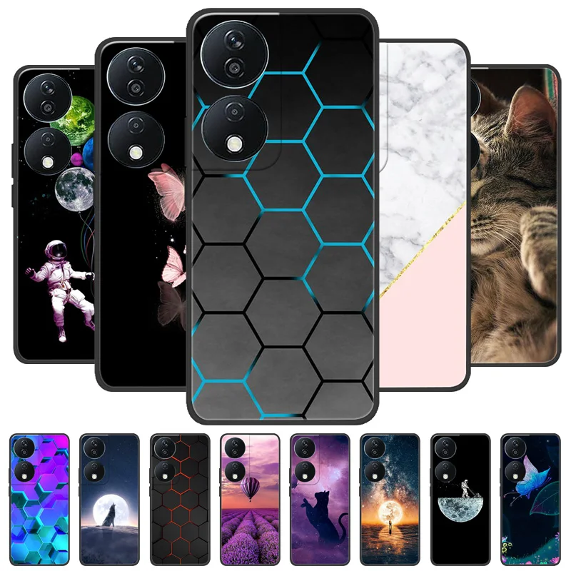 

For Coque Honor X7b Case HonorX7b Soft Silicone Back Cover Phone Case Protective Cover for Honor X7b Fundas Etui CLK-LX1 CLK-LX2