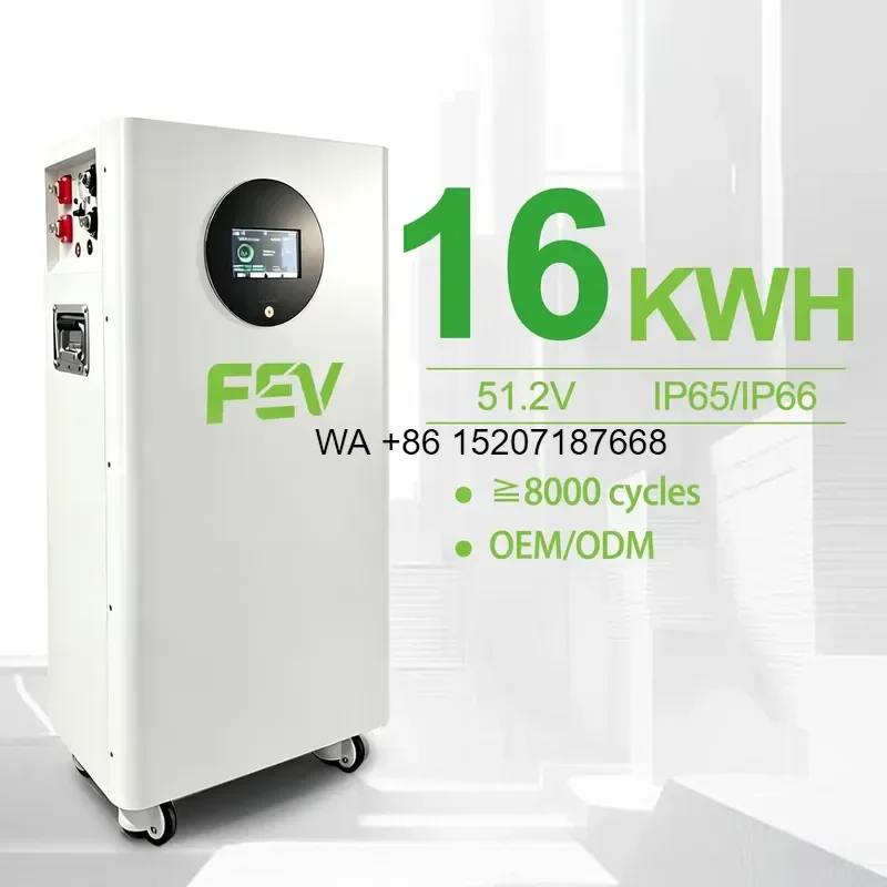Wmwmnu 20kWh Solar Energy Storage System 10kWh 15kWh 21kWh 32kWh LiFePO4 Battery Pack Whole House Backup Power
