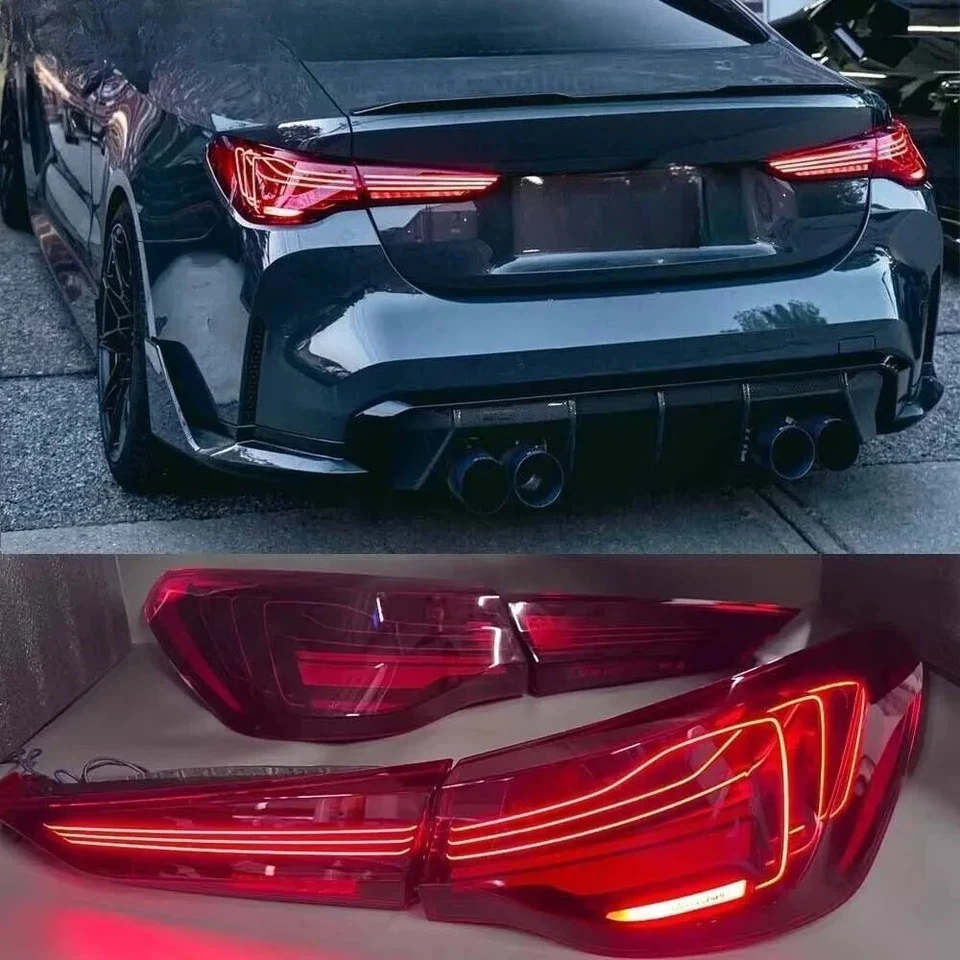 

Taillight Assembly LED Dynamic Tail Light For 2020 2021 2022-2023 BMW 4 Series G22 G23 G26 G82 M4 CSL brake light，backup light