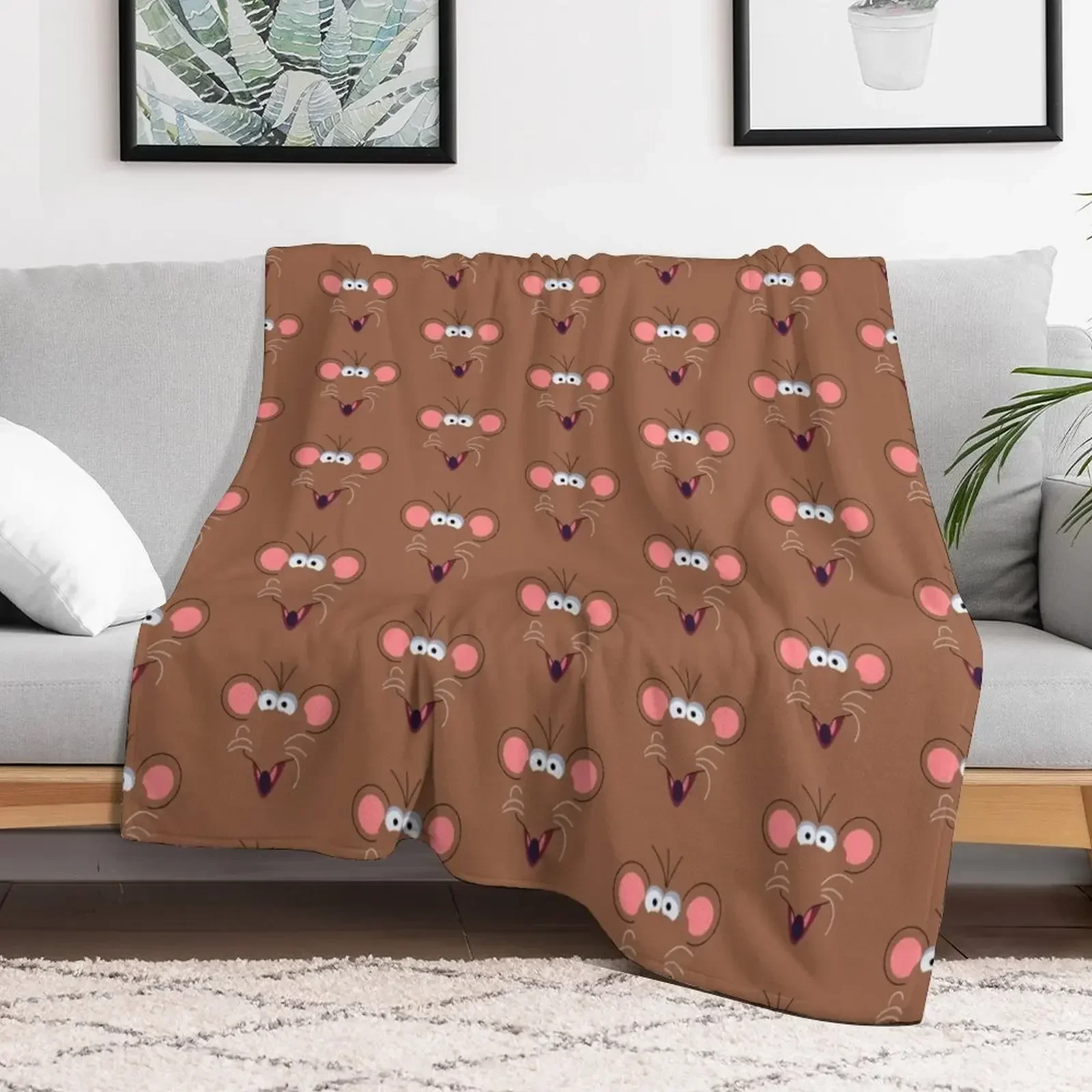 Rizzo the rat Throw Blanket Single Fashion Sofas Blankets