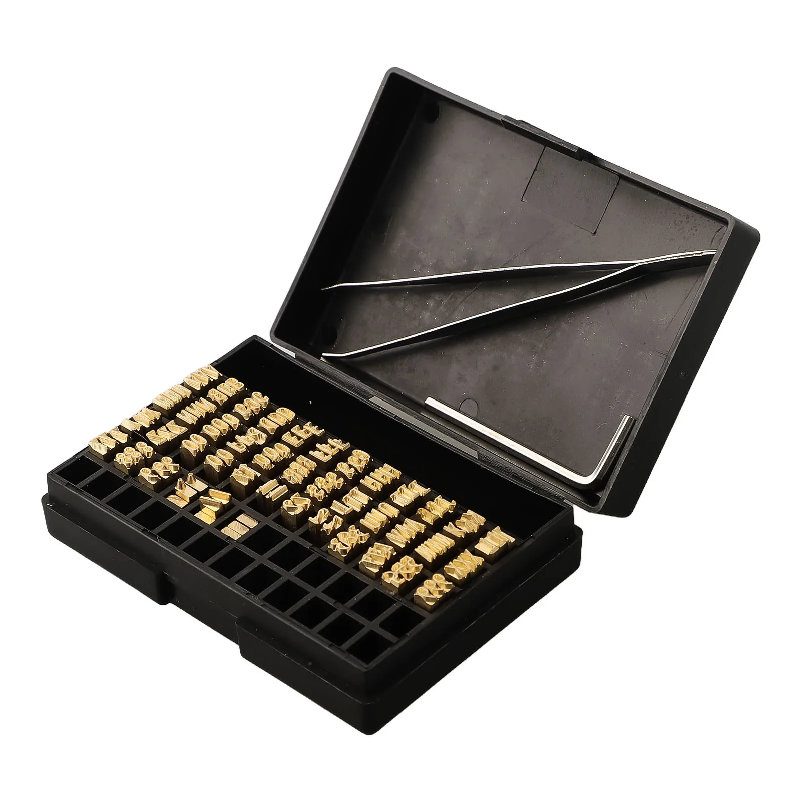 120 pz Timbro A Caldo Lettere In Rame 2x4x15mm Codificatrice Parola Grano Nastro Termico Stampa Carattere Per Codifica Semiautomatica Manuale