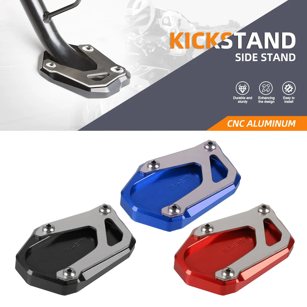 

For SUZUKI V-STROM 1050/XT 1000 1000XT 1050 XT GSX-S1000F GSX-S 1000 Katana Kickstand Side Stand Extension Pad Enlarger Plate