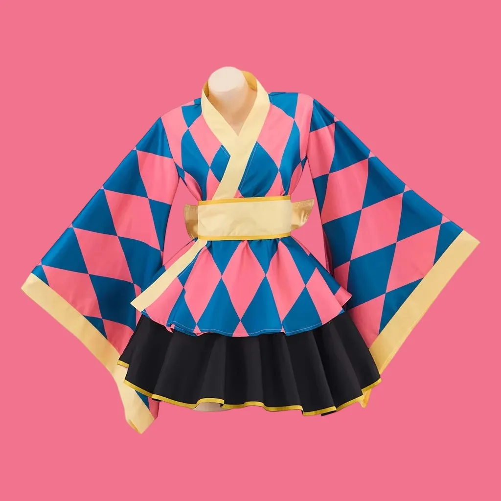 

Anime Cosplay Castle Costume Women Fancy Japanese Kimono Dress Lolita Uniform Suit Halloween Carnival Party Ball Gown