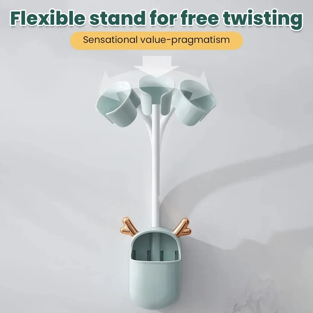 Wall Mounted Hair Dryer Holder Adjustable Cradle Straightener Stand Hairdryer Organizer Box Bathroom Storage Rack Shelf