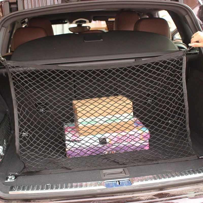 Car Trunk Mesh for for Kia EV6 CV GT Line 2022~2024 2023 Luggage Storage Part Boot Cargo Organiser Elastic Net Pocket Accessorie