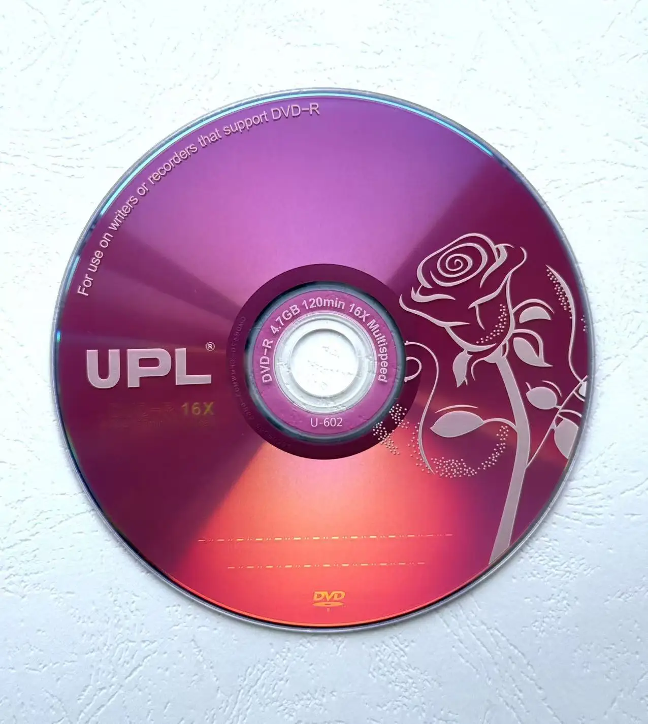 Wholesale 5 Pcs Grade A 4.7 GB 16x Printable Blank Printed DVD R Disc