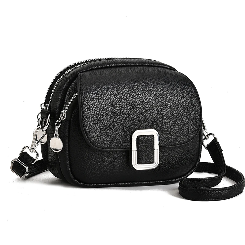 

Fashion Women Luxury Leather Shoulder Bag Elegant Solid Color Crossbody Purse Small Handbag Ladies Casual Office Work Tote Bags