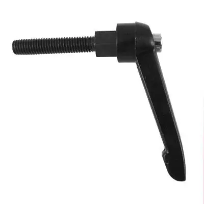 Spring Loaded 8mmx40mm Threaded 60mm Lever Adjustable Handle Knob