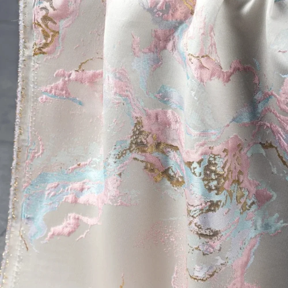 

Жаккардовая полиэфирная ткань, куртка в китайском стиле, дизайнерская одежда, ткань для шитья, оптовая продажа, ткань, материал «сделай сам»