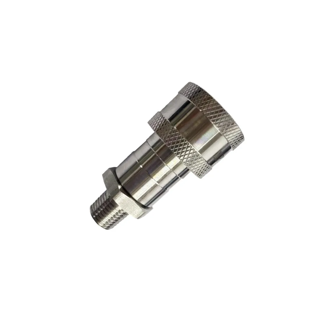 NPT 1/4 Male Female Hydraulic Quick Connect Fitting Featuring Stainless Steel Durability and Brass Compatibility