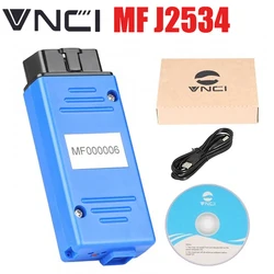 VNCI MF J2534 Diagnostic Tool Compatible with J2534 PassThru and ELM327 Protocol Free Update Online