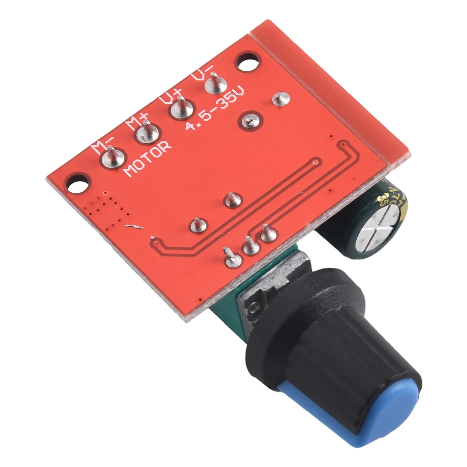 Mini For DC Motor For PWM Speed Control Switch Features Resettable Fuse and Adjustable Voltage for Safe Operation