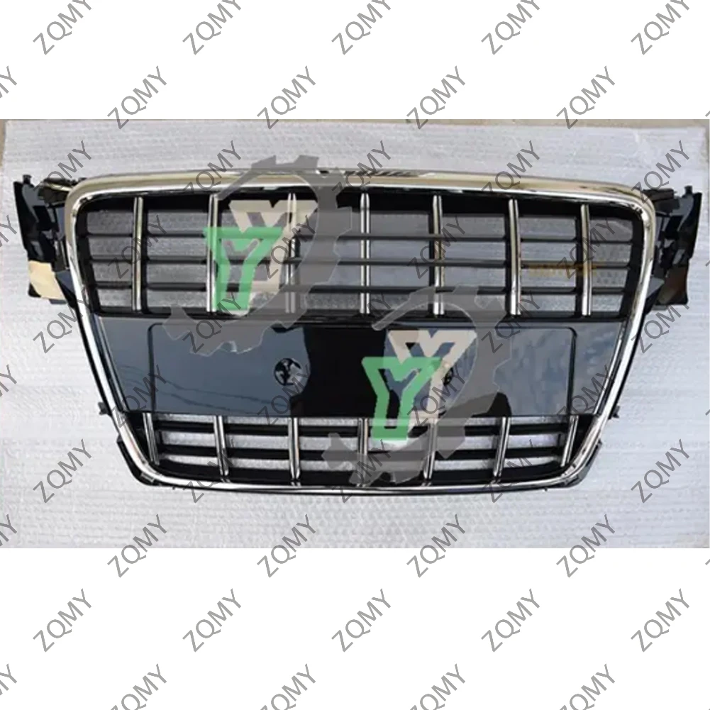 

With/Logo For Audi A4/A4L 2009 2010 2011 2012 Car Front Bumper Grille Centre Panel Styling Upper Grill (Modify S4 style)