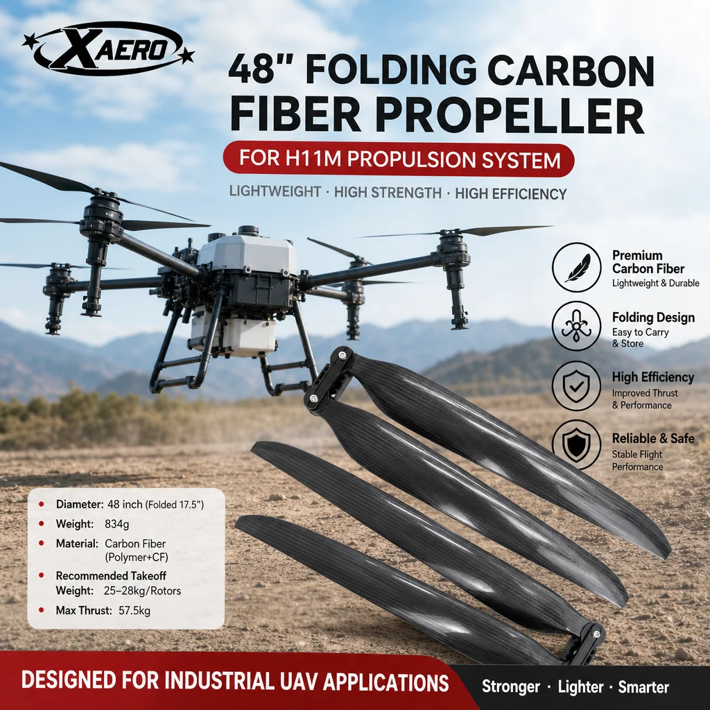 XAERO 48 inch 48175 Folding Carbon Fiber Propeller for H11M Propulsion System