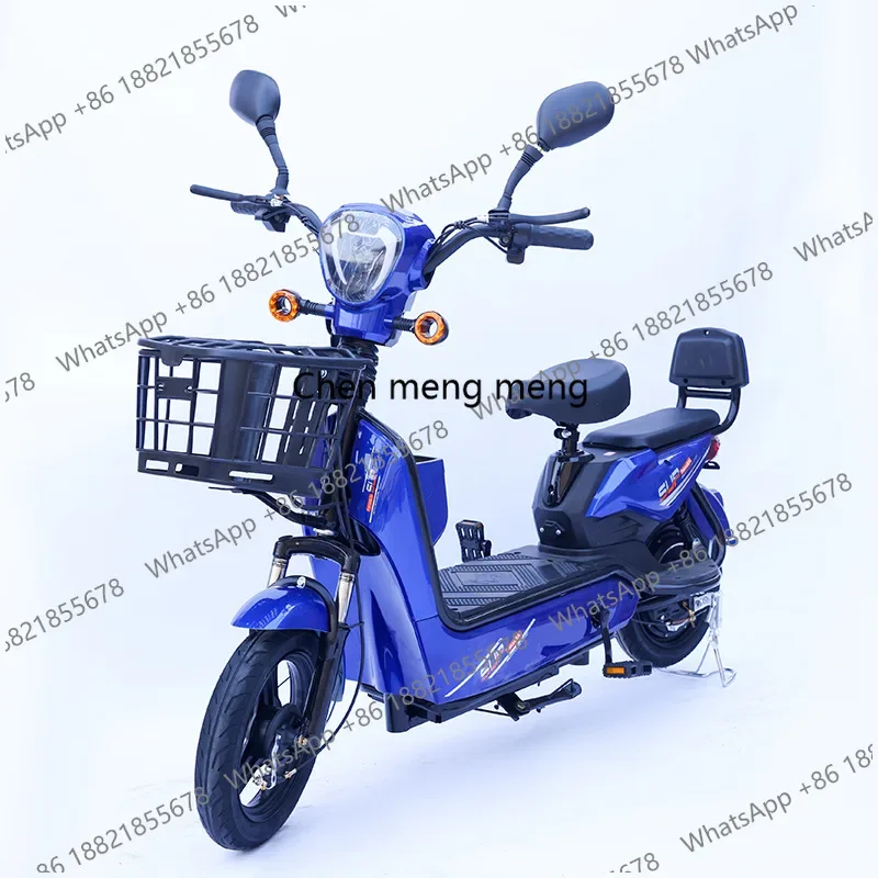 

New Popular Electric Motorcycle 500W48V20AH 2wheel With Pedals Electric Scooter City Commuting Pick Up And Drop Off Children