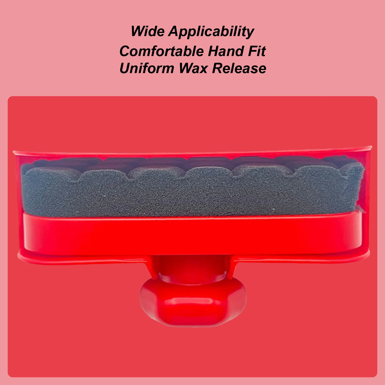 Tire Dressing Applicator Tire Sponge With Lid Reusable Brush For Applying Care Wash Cleaning Exterior Interior Trim Detailing