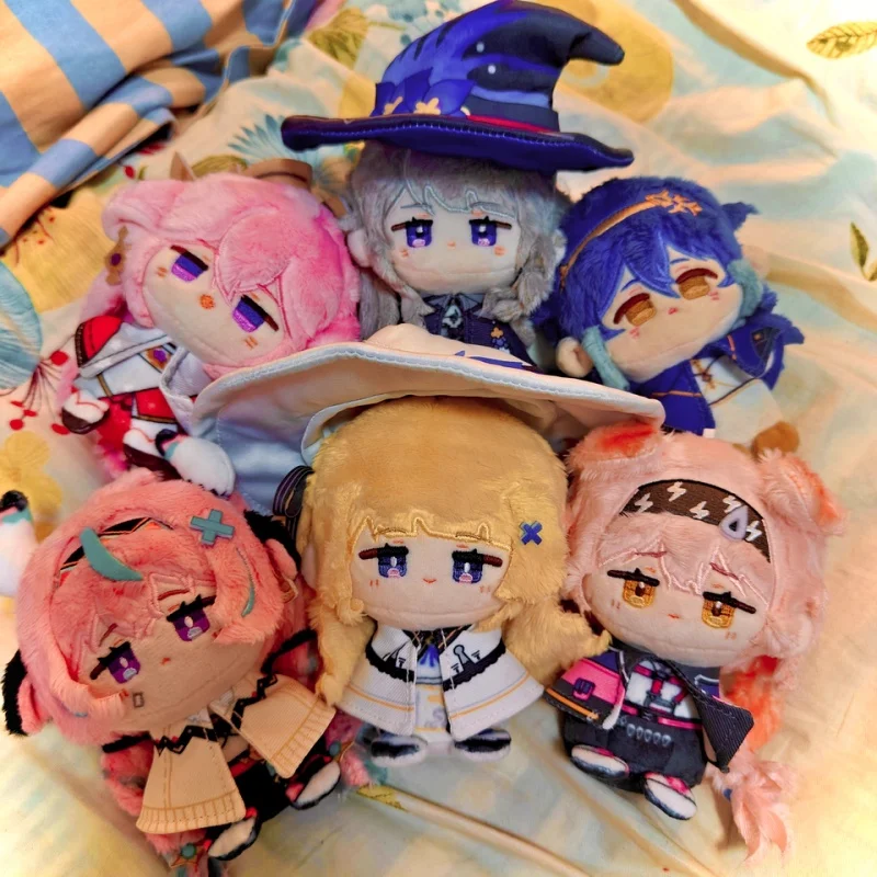 Anime Wuthering Waves Plush Doll Jinhsi Changli Camellya Lingyang Encore The Shorekeeper Doll Toy Gifts Key Chain Small Pendant