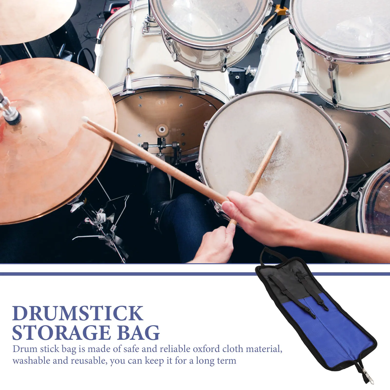 

Gavel Drum Stick Bag Drumsticks Accessories Oxford Cloth Multipurpose Instrument Storage