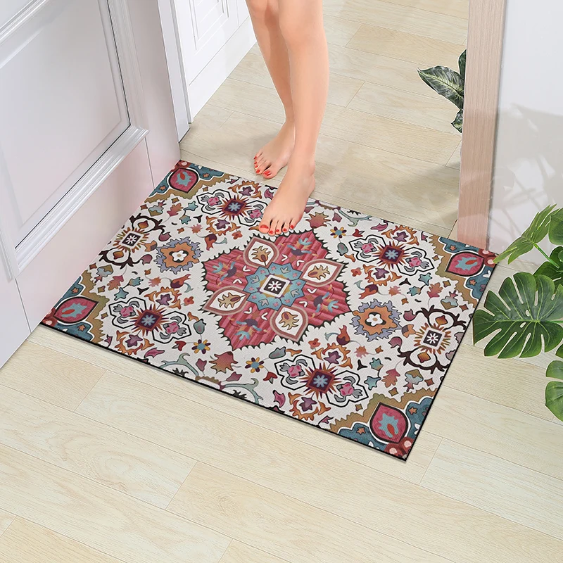 Living Room Carpet Lightweight Deluxe Retro Floor Mat Floor Mat Entrance Mat Entrance Carpet