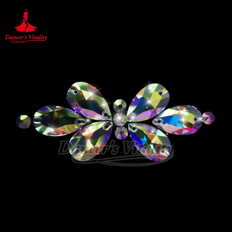 4 色オプションのオリエンタルダンス装飾社交パフォーマンス女性用ヘッドウェアラテン競技衣装マッチングアクセサリー