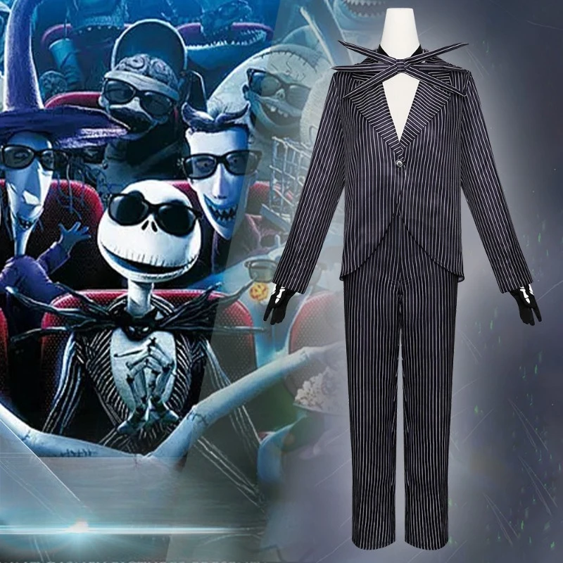 

The Nightmare Before Christmas Jack Skellington Cosplay-Christmas Skeleton Costume-Unisex Unique Street Style Wear for Parties