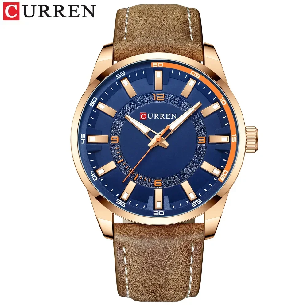 Curren 8390 Men's Watch Business Belt Watch Casual Men's Waterproof Quartz Men's Watch