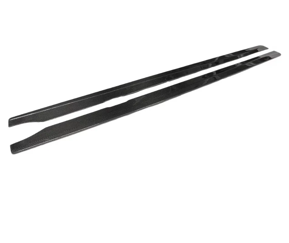 AC Style G87 for BMW M2 Side Skirts Dry Carbon Fiber Car Bumper Extension Splitter Towing Hitch Cut-Outs New
