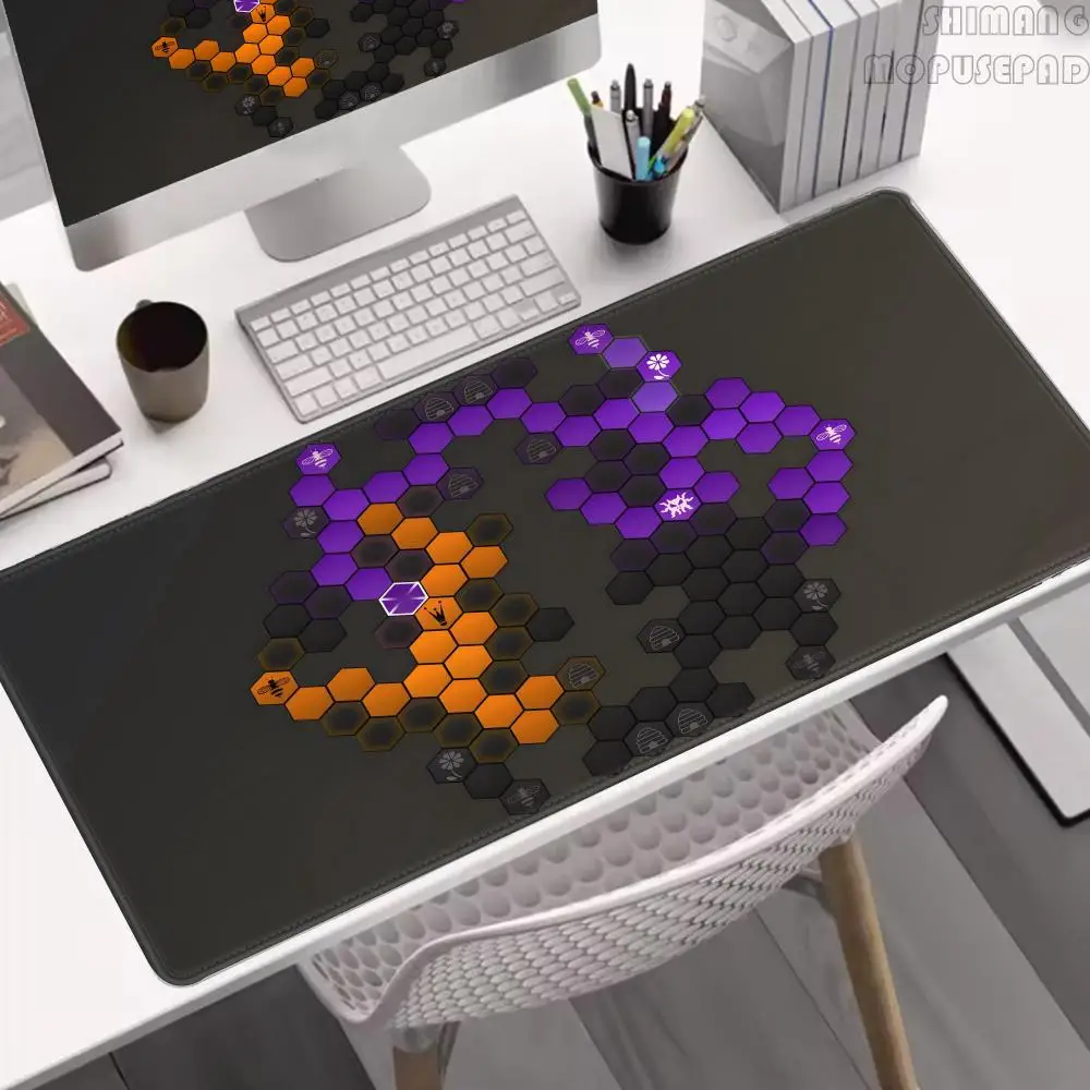 

Сотовый игровой коврик для мыши Mausepad Gamer Cabinet Аксессуары для ПК Коврик для клавиатуры Аниме Настольный коврик 1000x500 мм Коврик для мыши Xxl Коврики для ноутбуков