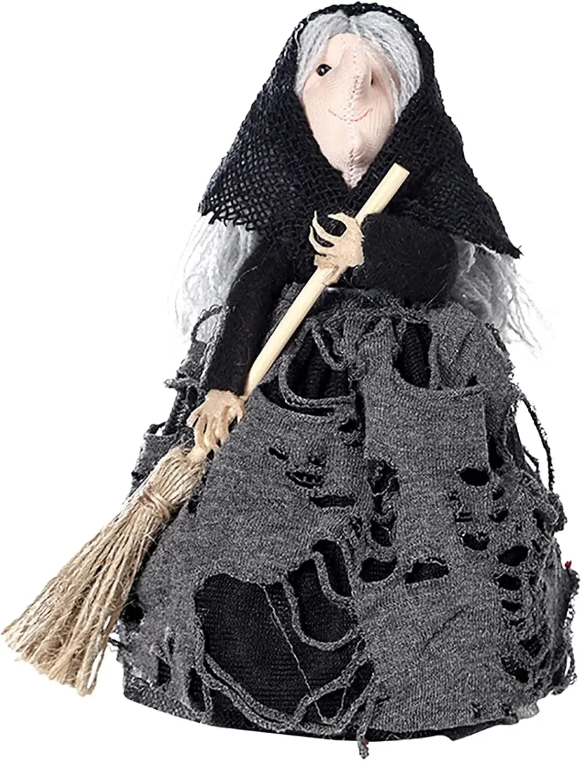 Halloween Decorations Scary Witches Decorate Tree Tops With Broomsticks Star Ghost Festival Home Party Tabletop Decorations