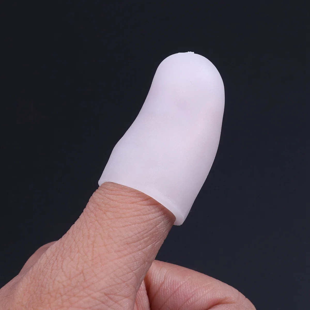 12個入り シリコンゲル トゥキャップ ホワイト ソフト 伸縮性 再利用可能 滑り止め 足ケア プロテクター 角質除去 男性 女性 ヘルスケア