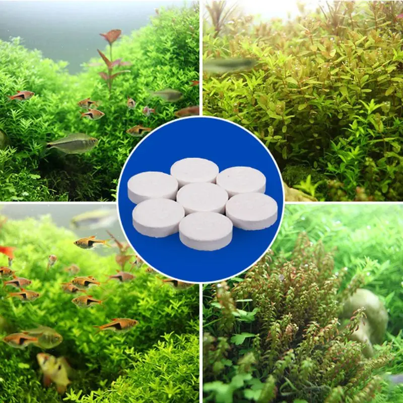 Aquarium Co2 Tablet Carbon Dioxide Supplements Fish Tank Diffuser Water Plants Aquatic Plants CO2 Tablets Aquarium Accessories