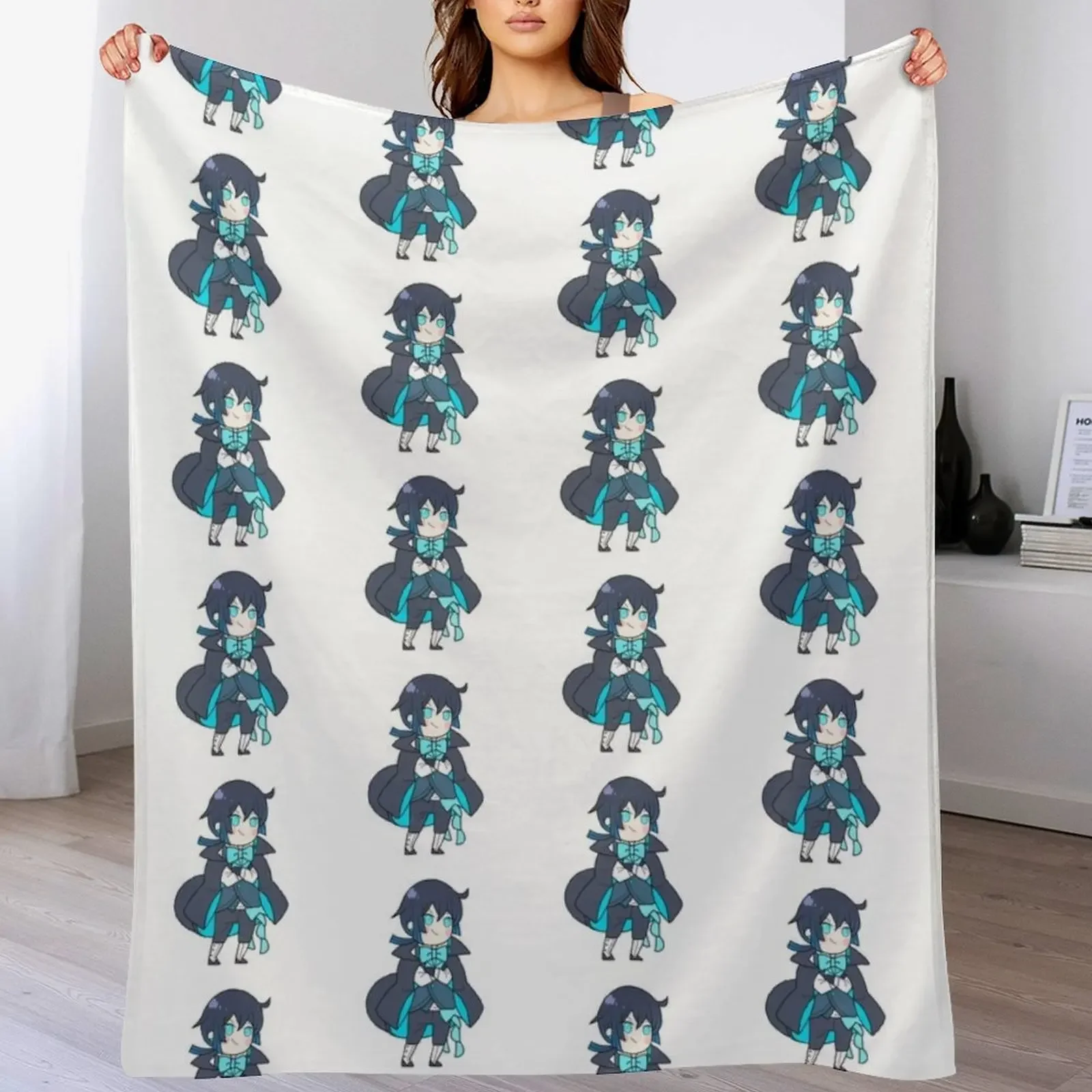 

Vanitas No Carte Vanitas Chibi Throw Blanket for babies Personalized Gift Bed Fashionable Moving Blankets