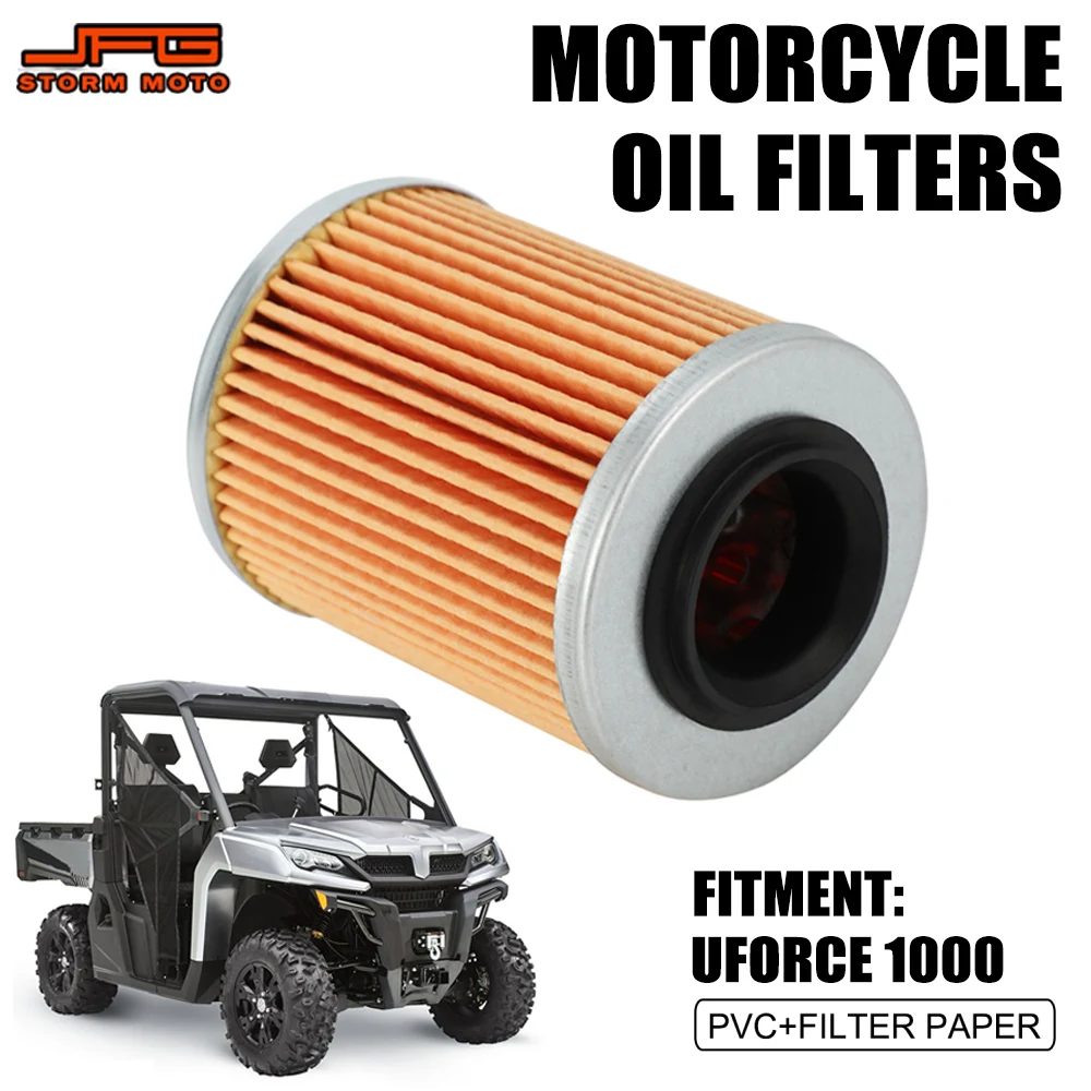 Original Oil Filter For CF MOTO UFORCE 1000 Motorcycles Motocross  PVC Paper Oil Fuel Filter UTV Part Off-Road Dirt Pit Bike